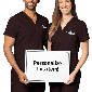 Adar Unisex Scrub Set: Small | Black PERSONALIZED