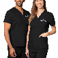 Adar Unisex Scrub Set : Small | Black